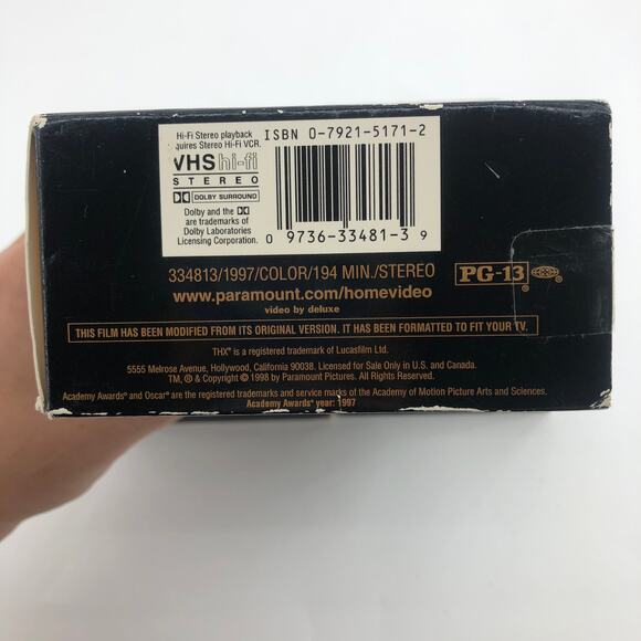 1997/1998 VINTAGE Titanic Movie VHS Cassette Box Set Leonardo DiCaprio - Picture 7 of 11